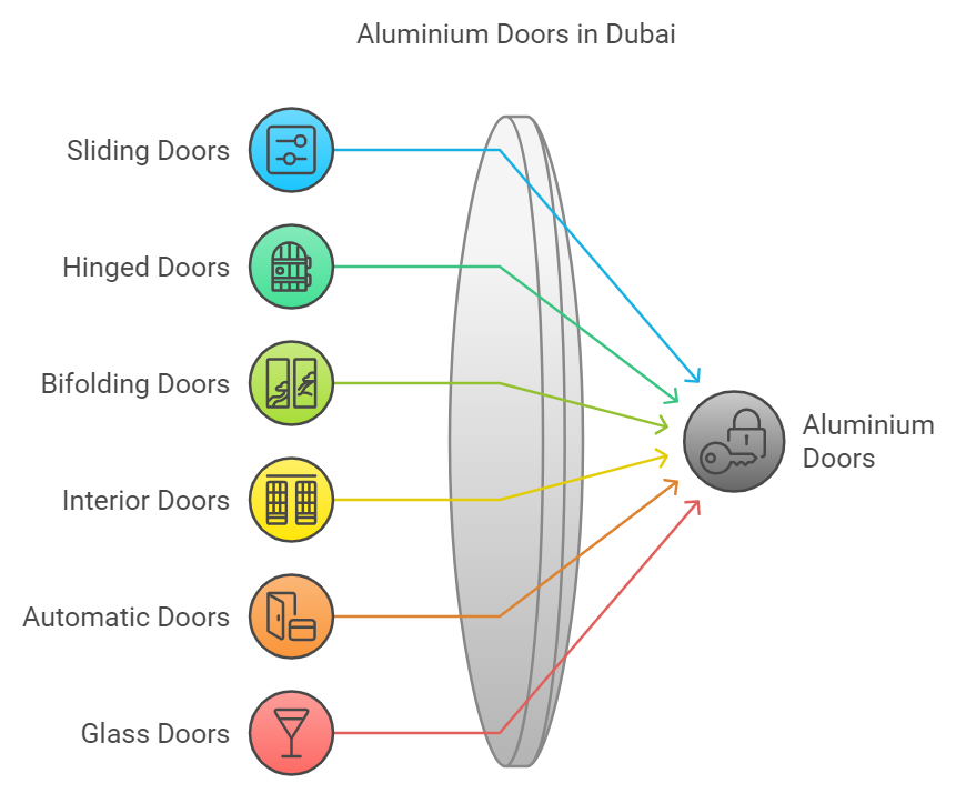 Top 6 Types of Aluminium Doors Available in Dubai